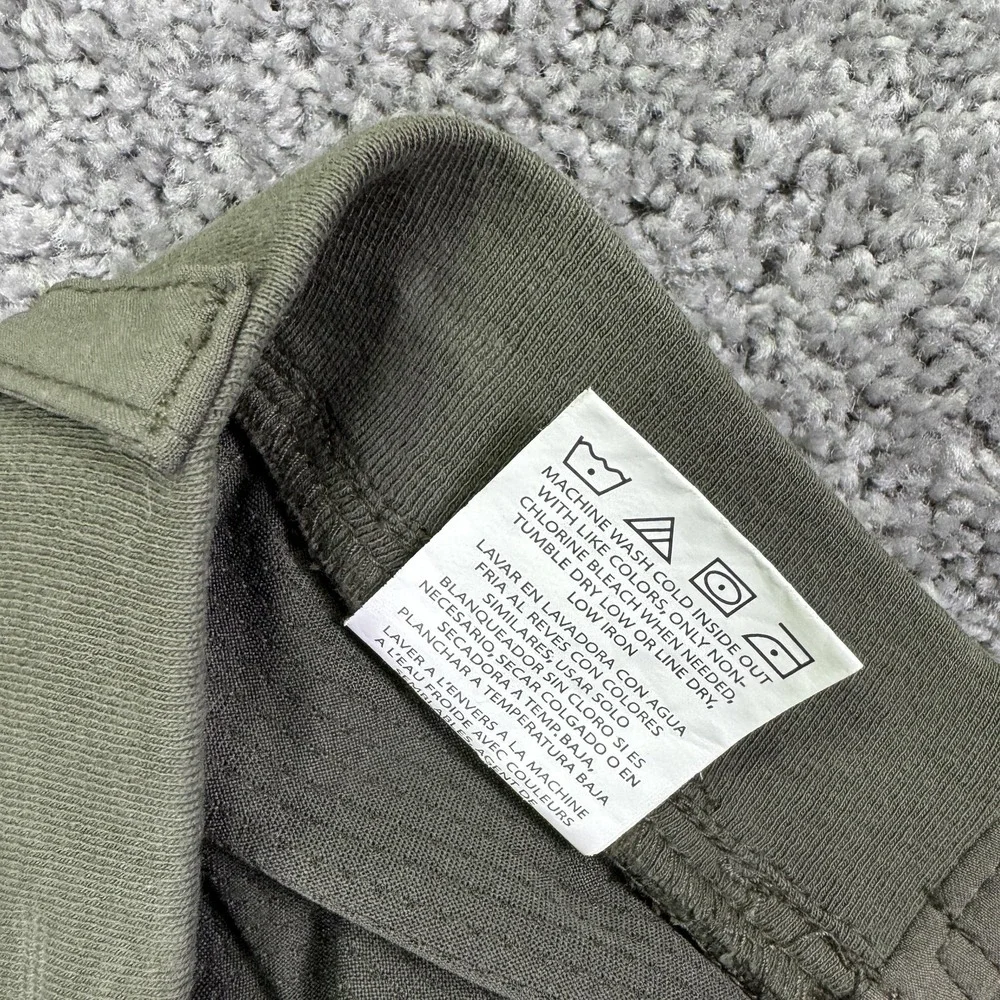 Lee Skirt Womens 8 Green Relaxed Fit Cargo Pockets Stretch Casual Summer Short